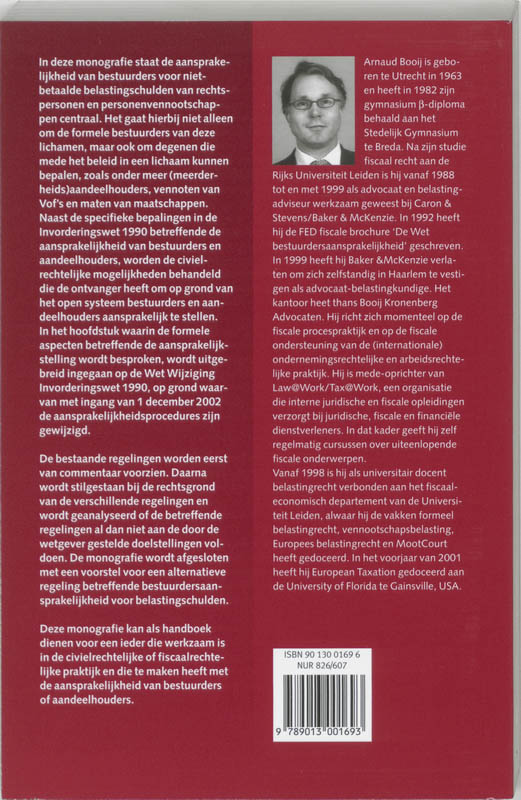 Achterkant van Aansprakelijkheid van bestuurders voor belastingschaulden
