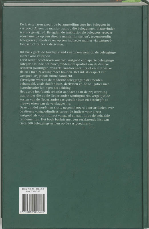 Achterkant van Vastgoedbeleggingen