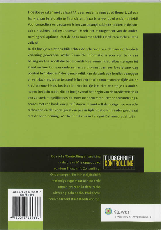 Achterkant van Bankkrediet, macht en onmacht