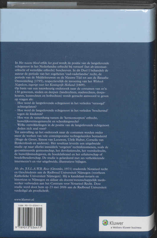 Achterkant van 1 de periode van het 'oud-vaderlandse' recht (tot 1809)