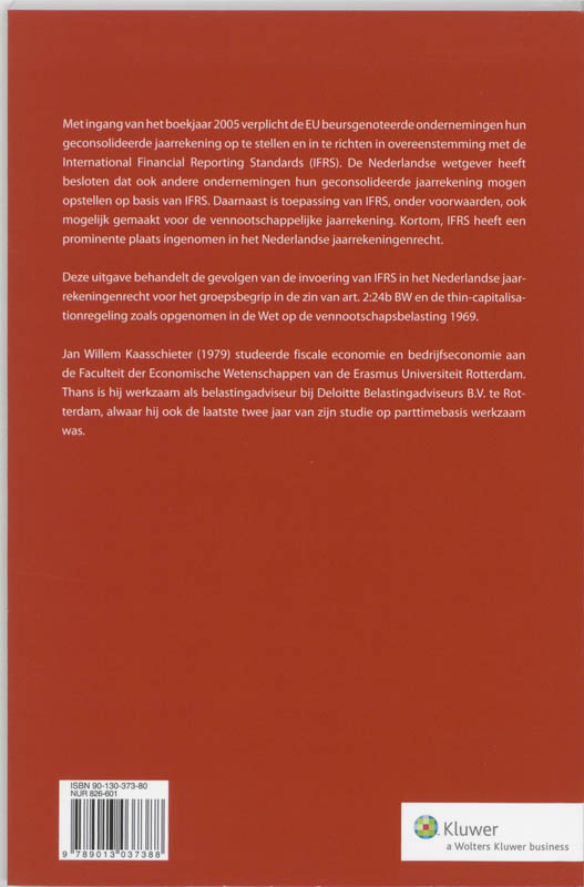 Achterkant van IFRS en de verhouding tot de thin-capitalisation