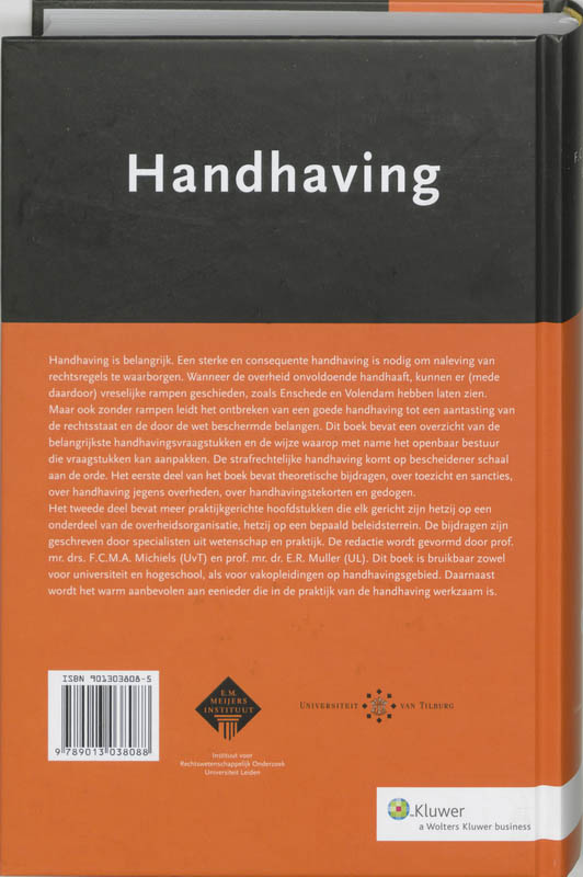 Achterkant van Handhaving