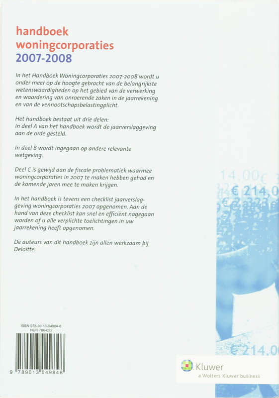 Achterkant van 2007-2008
