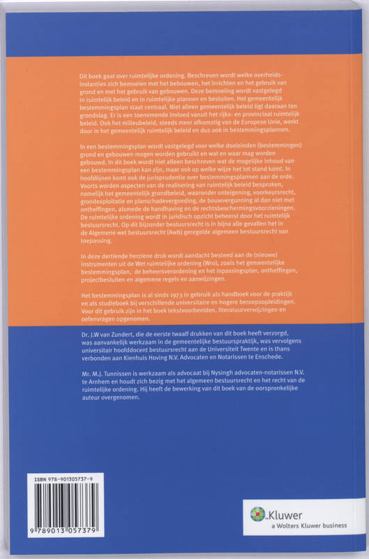 Achterkant van Het Bestemmingsplan