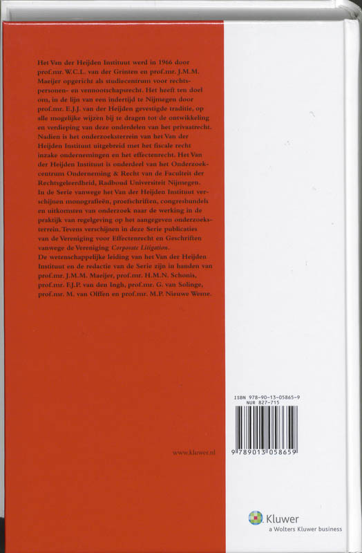 Achterkant van Verspreide Geschriften van J.M.M. Maeijer