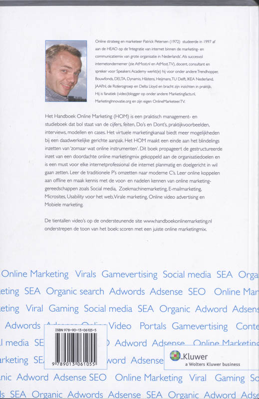 Achterkant van Handboek Online Marketing