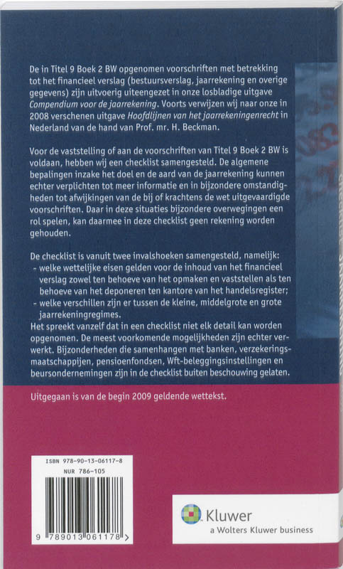 Achterkant van 2009