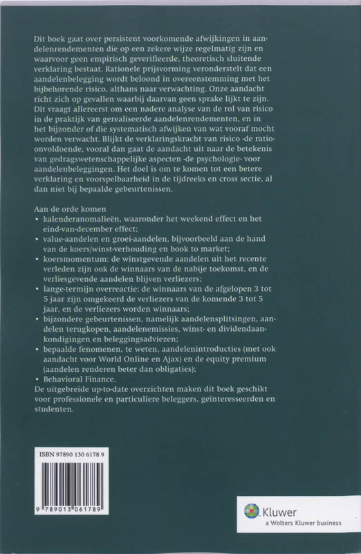 Achterkant van Aandelenrendementen: Ratio en Psychologie