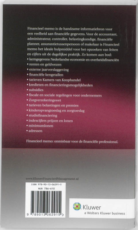Achterkant van 2009