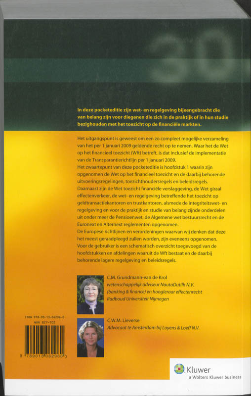 Achterkant van 2009
