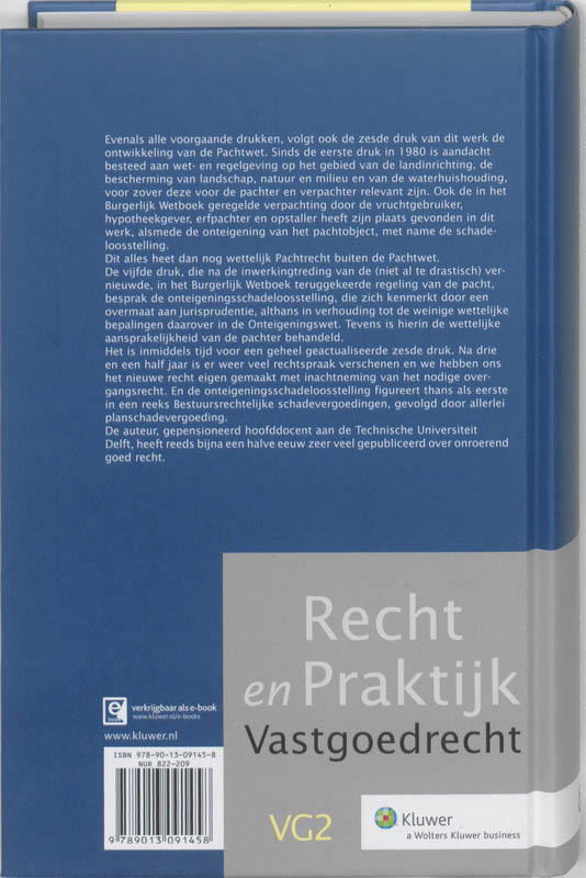 Achterkant van Pacht