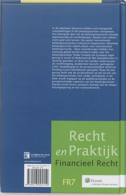 Achterkant van Giraal betalingsverkeer/Elektronisch betalingsverkeer