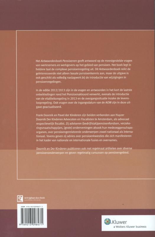 Achterkant van 2012/2013
