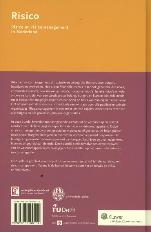 Achterkant van Risico