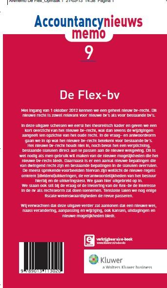 Achterkant van De Flex-bv
