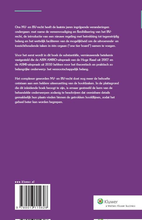 Achterkant van Hoofdzaken NV en BV