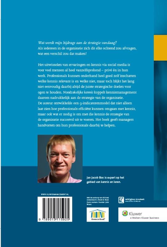 Achterkant van Noodzakelijke kennis