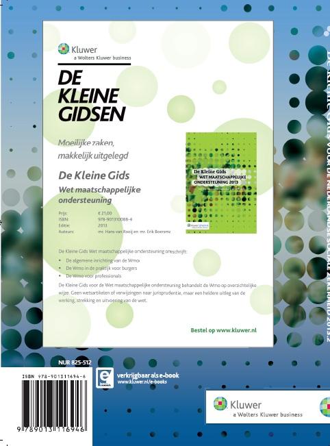 Achterkant van De kleine gids voor de Nederlandse sociale zekerheid 2013.2