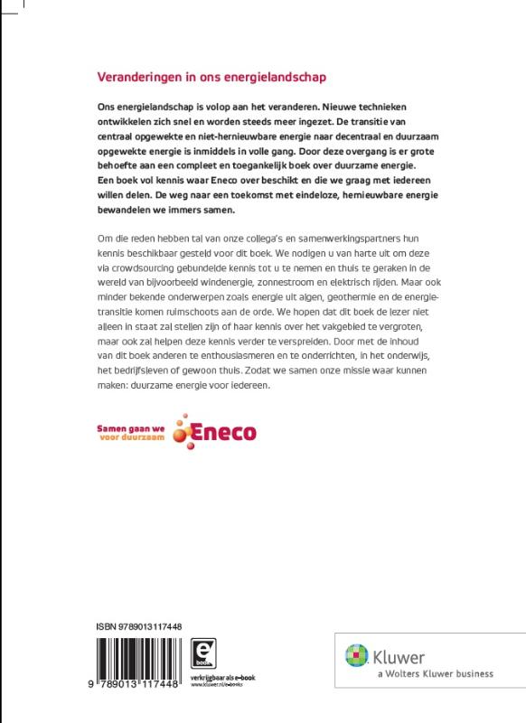 Achterkant van Veranderingen in ons energie-landschap