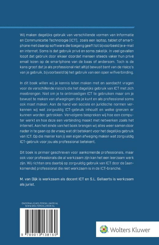 Achterkant van Zorgvuldig ICT-gebruik