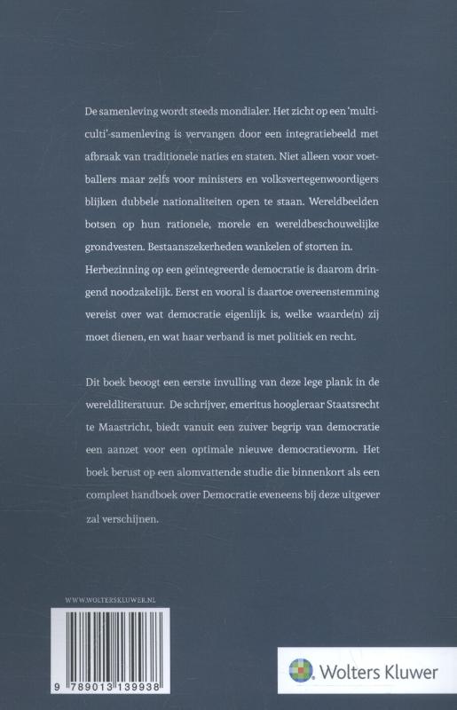 Achterkant van Democratisch manifest