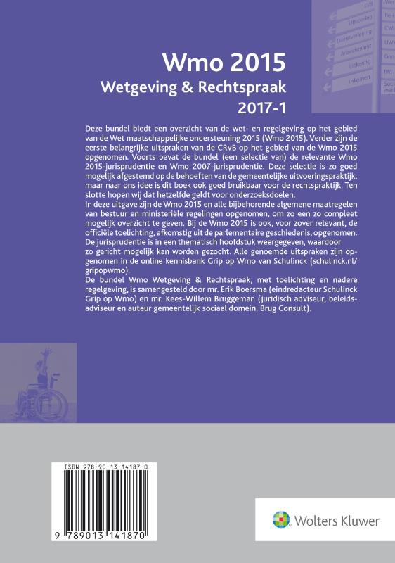 Achterkant van Wmo 2015 Wetgeving & Rechtspraak