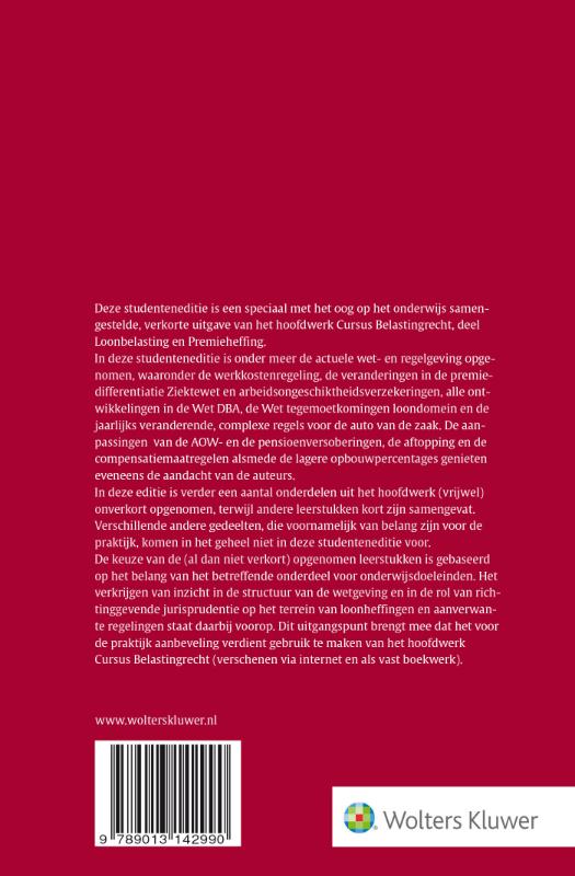 Achterkant van Studenteneditie 2017-2018