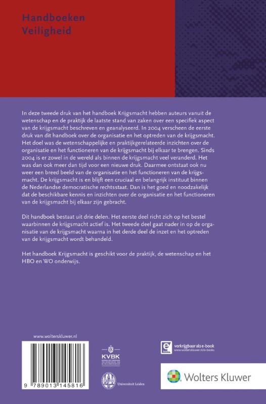 Achterkant van Krijgsmacht