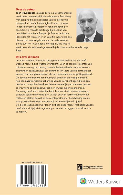 Achterkant van Reële executie