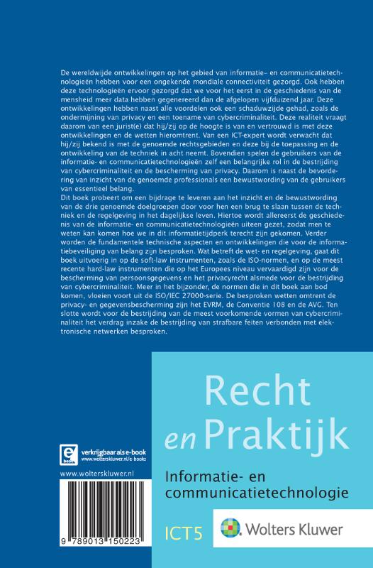 Achterkant van De grondslagen van de cyberspace