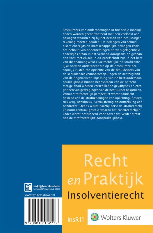 Achterkant van Bestuurdersaansprakelijkheid uit onrechtmatige daad