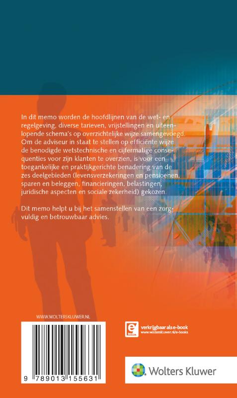 Achterkant van Memo Financiële planning 2020