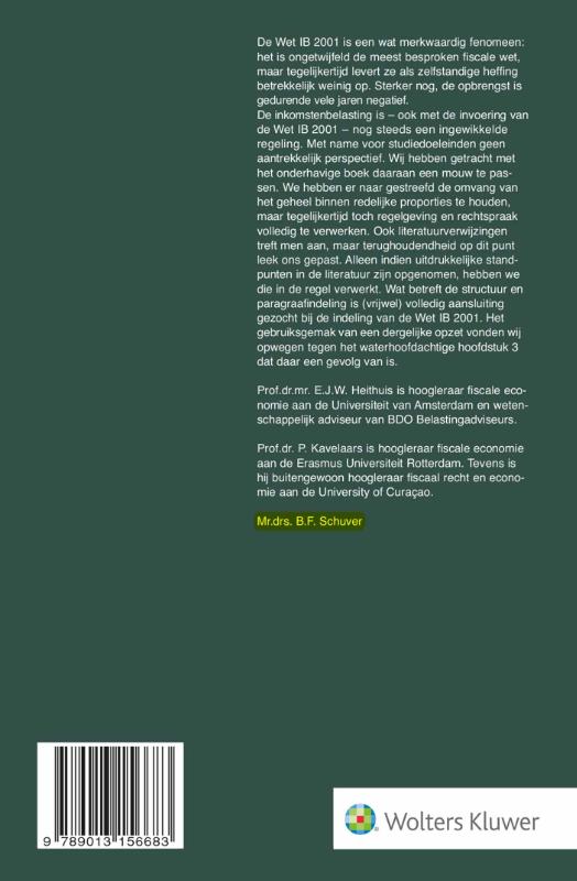 Achterkant van Inkomstenbelasting
