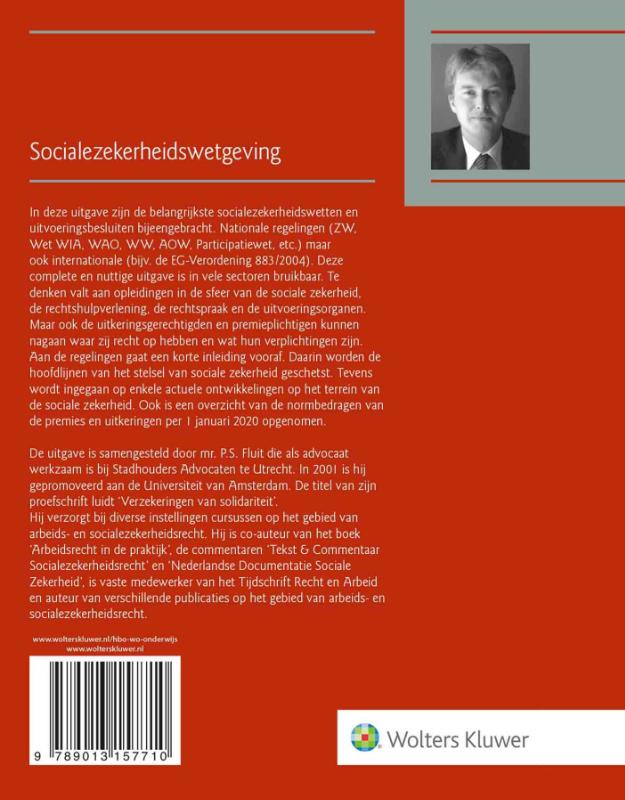 Achterkant van Socialezekerheidswetgeving 2020