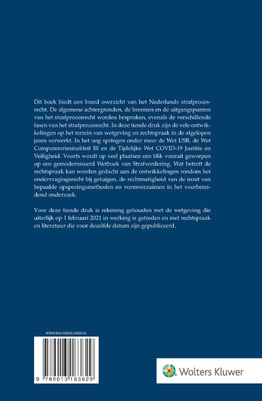 Achterkant van Het Nederlands strafprocesrecht
