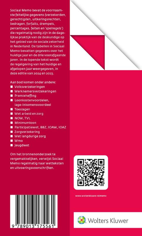Achterkant van Sociaal Memo januari 2024