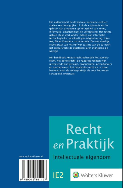 Achterkant van Auteursrecht