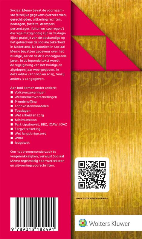 Achterkant van Sociaal Memo januari 2026