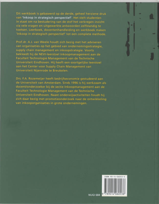 Achterkant van Werkboek