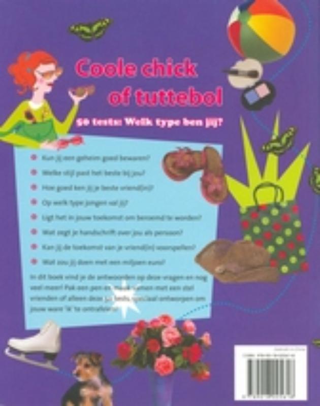 Achterkant van Coole chick of tuttebol