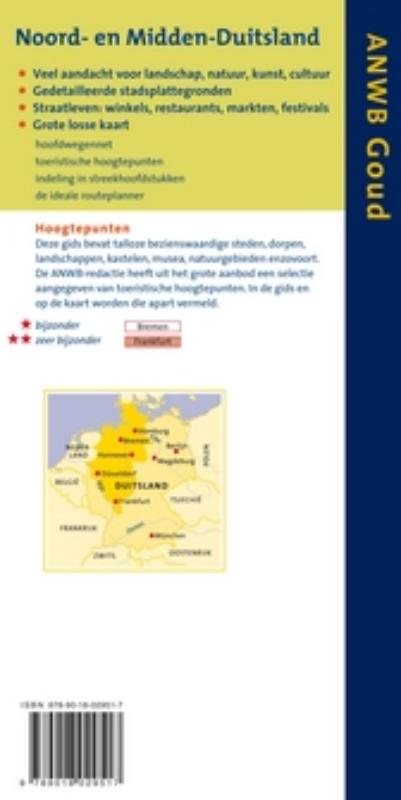 Achterkant van Noord- en Midden-Duitsland