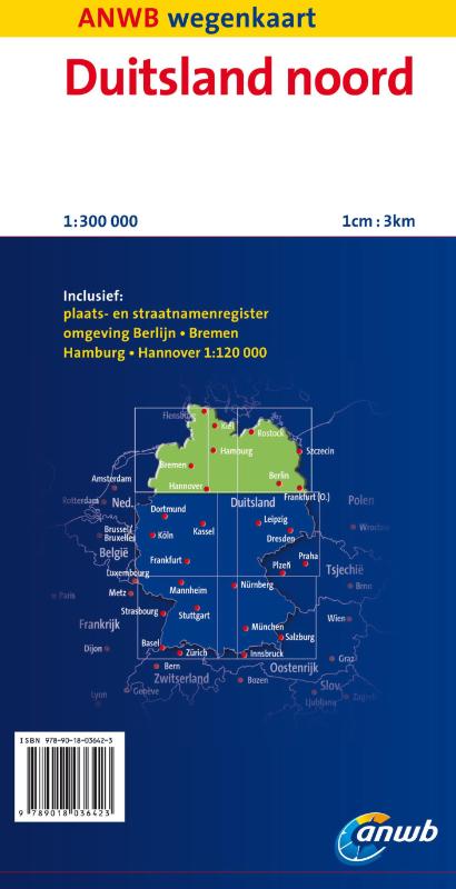 Achterkant van Duitsland Noord
