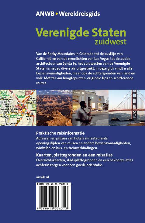 Achterkant van Verenigde Staten ZuidWest
