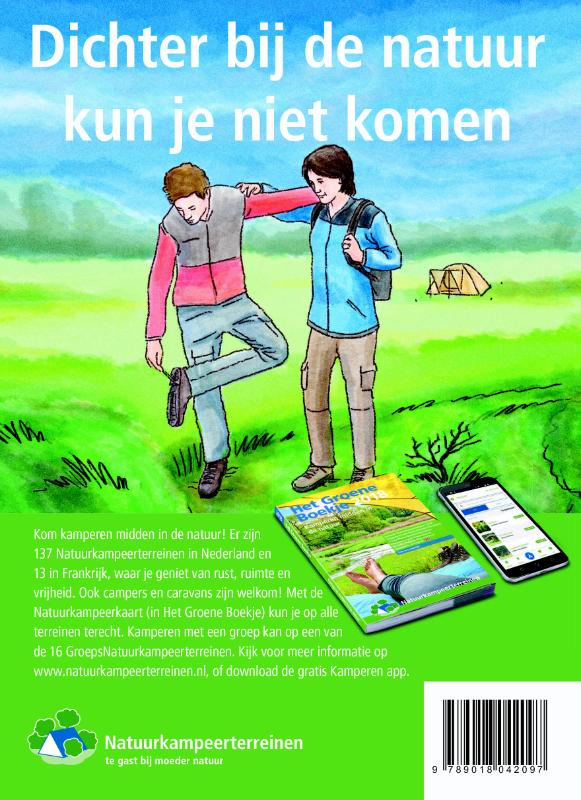 Achterkant van Kleine campings 2018