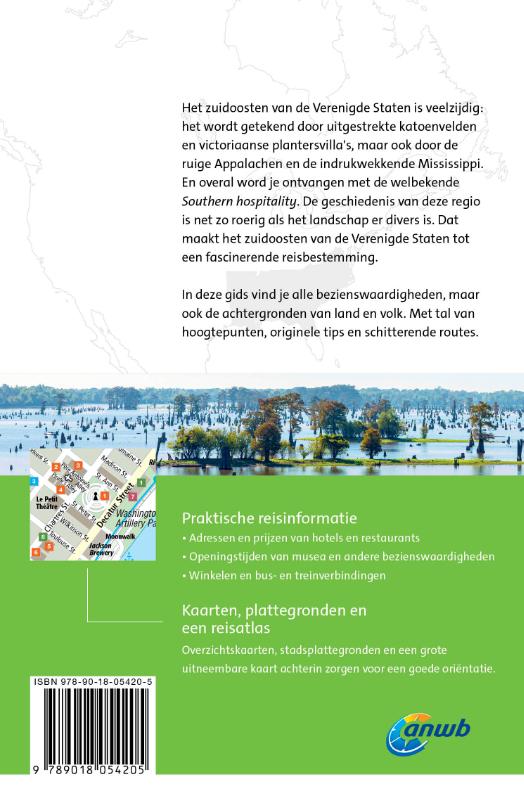 Achterkant van Verenigde Staten zuidoost