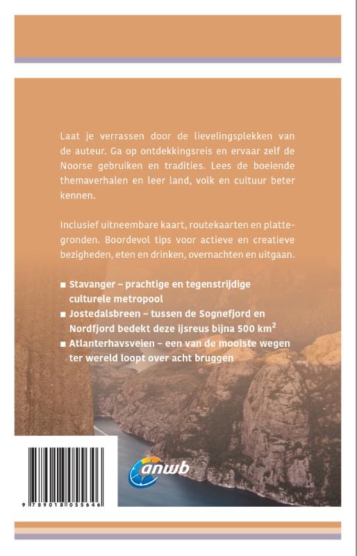 Achterkant van Noorwegen fjorden