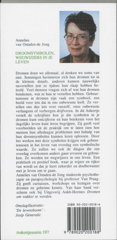 Achterkant van Droomsymbolen, wegwijzers in je leven