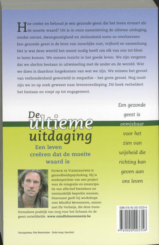 Achterkant van De ultieme uitdaging