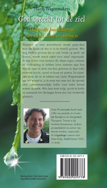 Achterkant van God spreekt tot de ziel