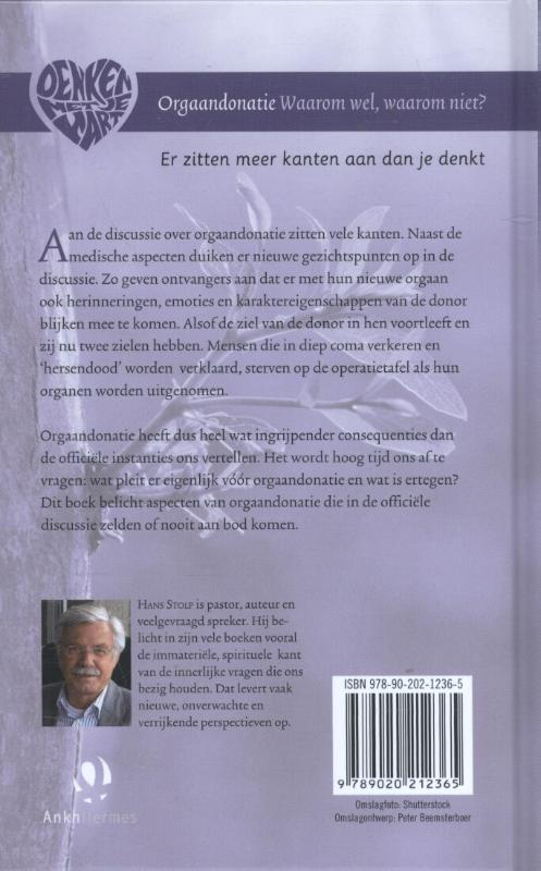 Achterkant van Orgaandonatie